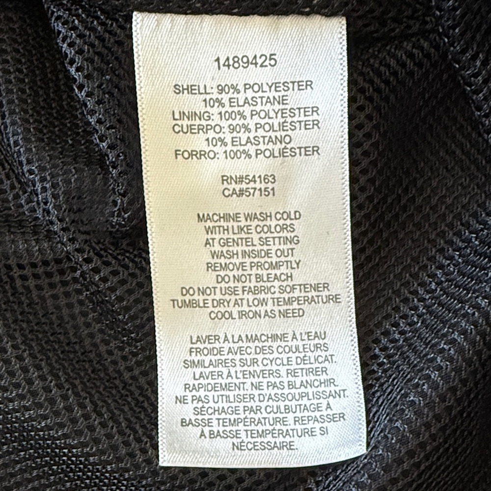 DKNY Sport Black Hooded Zip Jacket – Size Medium - Picture 6 of 6